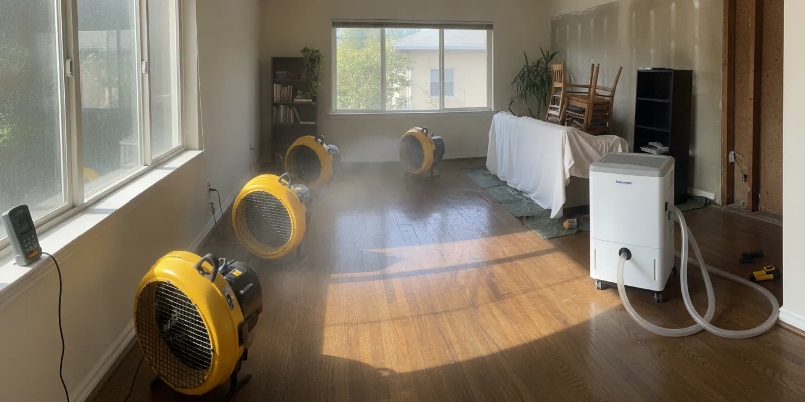 Structural Drying & Dehumidification in Hollywood